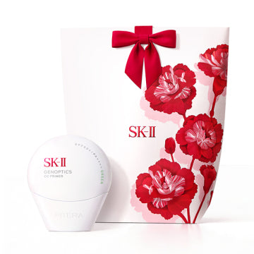 SK-II Genoptics CC Primer Radiant Aura Skin Background