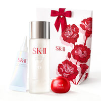 SK-II 【@cosme Limited: Total value of 10,100 yen (tax included)】Facial Treatment Essence First Trial Kit - Mother's Day Trial Kit / 75ml, 10ml, 15g, 1 sheet product packaging