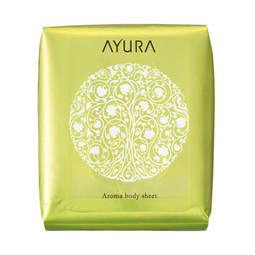 AYURA Aroma Body Sheet - Aroma Body Sheets / 30 sheets (L) bottle with dropper