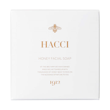 HACCI Honey Facial Cleansing Soap Luxury Skincare Product Japan
