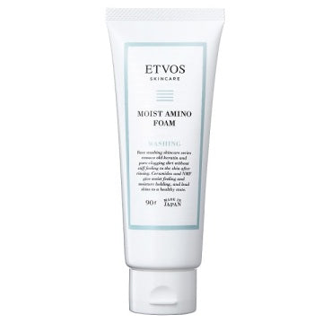 ETVOS Ceramide Skincare Moist Amino Foam Cleansing Visual White Background