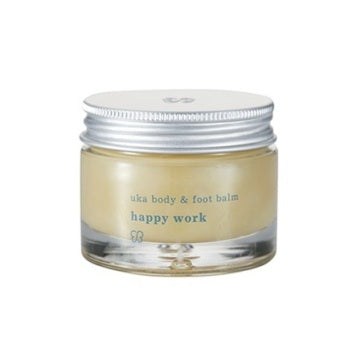 uka body & foot balm happy work N Nourishing Lips White Background